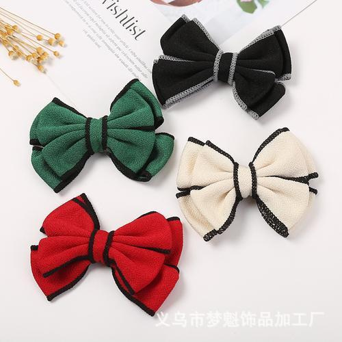 毛绒布艺蝴蝶结 鞋帽装饰与手工DIY的百变精灵